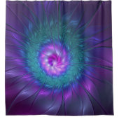 Abstrakte Blumenbeauty Fraktal Kunst, Dichtung und Duschvorhang (Vorderseite)