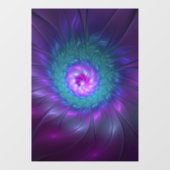 Abstrakte Blumenbeauty Fraktal Kunst, Dichtung und Fensteraufkleber (Blatt)