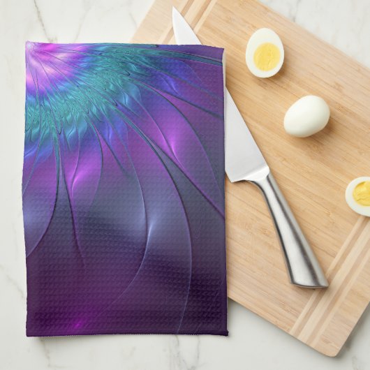 Abstrakte Blumenbeauty Fraktal Kunst, Dichtung und Geschirrtuch (Viertel Falte)