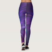 Abstrakte Blumenbeauty Fraktal Kunst, Dichtung und Leggings (Rückseite)