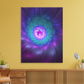 Abstrakte Blumenbeauty Fraktal Kunst, Dichtung und Leinwanddruck (Insitu (Wohnzimmer))