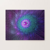 Abstrakte Blumenbeauty Fraktal Kunst, Dichtung und Puzzle (Horizontal)