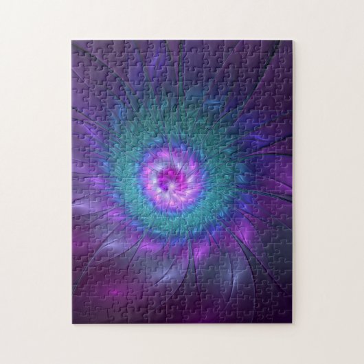 Abstrakte Blumenbeauty Fraktal Kunst, Dichtung und Puzzle (Vertikal)