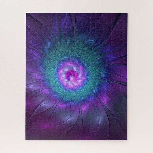 Abstrakte Blumenbeauty Fraktal Kunst, Dichtung und Puzzle (Vertikal)