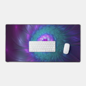 Abstrakte Blumenbeauty Fraktal Kunst, Dichtung und Schreibtischunterlage (Tastatur & Maus)