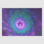 Abstrakte Blumenbeauty Fraktal Kunst, Dichtung und Seidenpapier (Vorderseite)