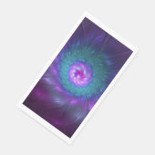 Abstrakte Blumenbeauty Fraktal Kunst, Dichtung und Serviette (Ecke)