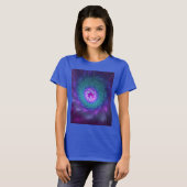 Abstrakte Blumenbeauty Fraktal Kunst, Dichtung und T-Shirt (Vorne ganz)