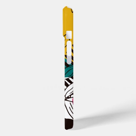 Abstrakte Blumenbemalung und farbige Malerei Case (Rückseite / Links)