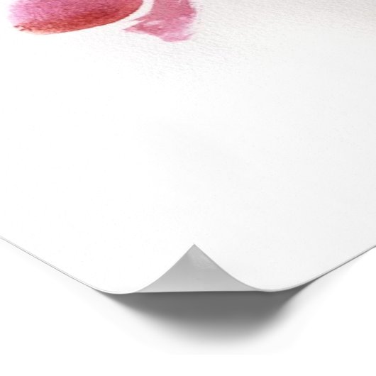 Abstrakte Blumenbilder 3 Poster (Ecke)