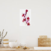 Abstrakte Blumenbilder 3 Poster (Küche)