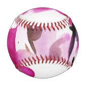 Abstrakte Blumenbilder 4 Baseball (Rückseite)