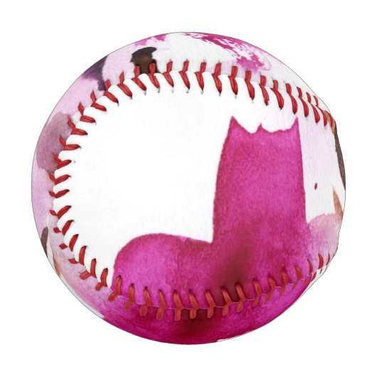 Abstrakte Blumenbilder 4 Baseball (Vorderseite Links)