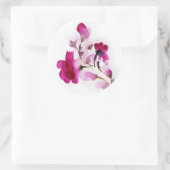 Abstrakte Blumenbilder 4 Runder Aufkleber (Tasche)