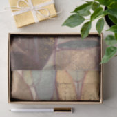 Abstrakte Blumenblatt-Malerei vom Normannen Wyatt Seidenpapier (Geschenk)