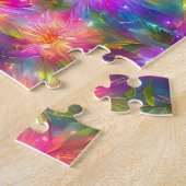 Abstrakte Blumenexplosion Puzzle (Seite)