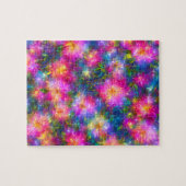 Abstrakte Blumenexplosion Puzzle (Horizontal)