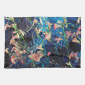 Abstrakte Blumenfantasie Küchentuch (Horizontal)