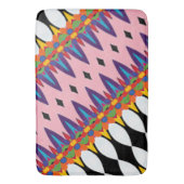 Abstrakte Blumenfeier Badematte (Vorderseite Vertikal)