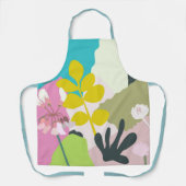 Abstrakte Blumengarten Farbblöcke Florist Schürze (Vorderseite)