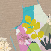 Abstrakte Blumengarten Farbblöcke Florist Schürze