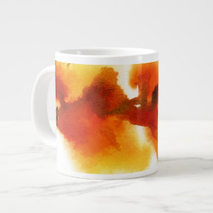 Abstrakte Blumengemälde 2 Jumbo-Tasse