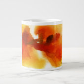 Abstrakte Blumengemälde 2 Jumbo-Tasse (Vorderseite)