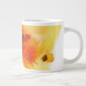 Abstrakte Blumengemälde 2 Jumbo-Tasse (Rechts)
