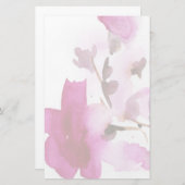 Abstrakte Blumengemälde 4 Briefpapier (Vorne/Hinten)