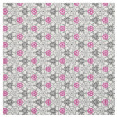 Abstrakte Blumengeometrie Stoff (Muster)