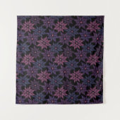 Abstrakte blumengeschmückte Blume romantischer Car Wandteppich (Vorderseite)