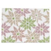 Abstrakte blumengeschmückte Blume romantisches Mus Große Geschenktüte (Rückseite)