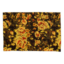 Abstrakte Blumenglastextur Kissenbezug