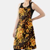 Abstrakte Blumenglastextur Schürze (InSitu)