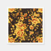 Abstrakte Blumenglastextur Serviette (Vorderseite)