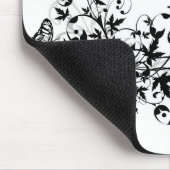 abstrakte Blumengrenze Mousepad (Ecke)