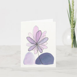 Abstrakte Blumenkarte Karte