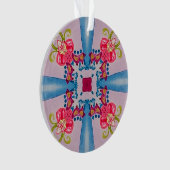 Abstrakte Blumenkreuz Ornament (Vorderseite)