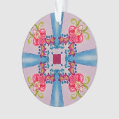 Abstrakte Blumenkreuz Ornament (Vorderseite)