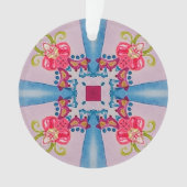 Abstrakte Blumenkreuz Ornament (Vorderseite)