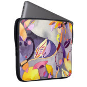 Abstrakte Blumenkunst 15" Laptop-Hülse Laptopschutzhülle (Vorne Rechts)
