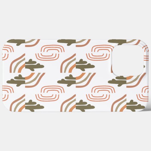 abstrakte Blumenkunst Case-Mate iPhone Hülle (Rückseite (Horizontal))