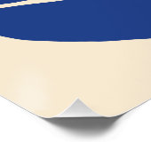 Abstrakte Blumenkunst Poster (Ecke)