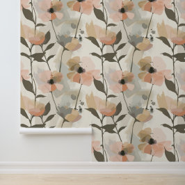 Abstrakte Blumenkunst Tapete