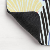 Abstrakte Blumenkunst von E.A. Séguy Mousepad (Ecke)