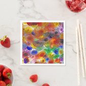 Abstrakte Blumenlampen Serviette (Beispiel)