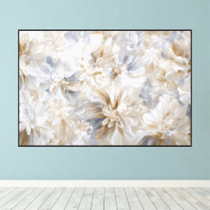 Abstrakte Blumenleinwanddrucke – Elegante Blumenku Leinwanddruck