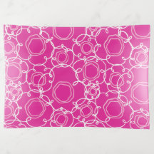 Abstrakte Blumenmatrix (Hot Pink) Fine Art