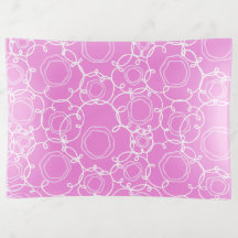 Abstrakte Blumenmatrix (Sanftes Rosa) Fine Art