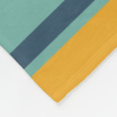 Abstrakte Blumenmuster Fleecedecke (Ecke)